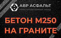 Бетон М250 на граните в Любучанах